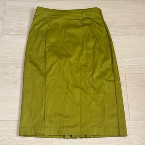 Worthington Chartreuse Midi Skirt